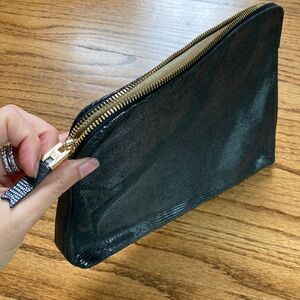 India hicks leather clutch used once